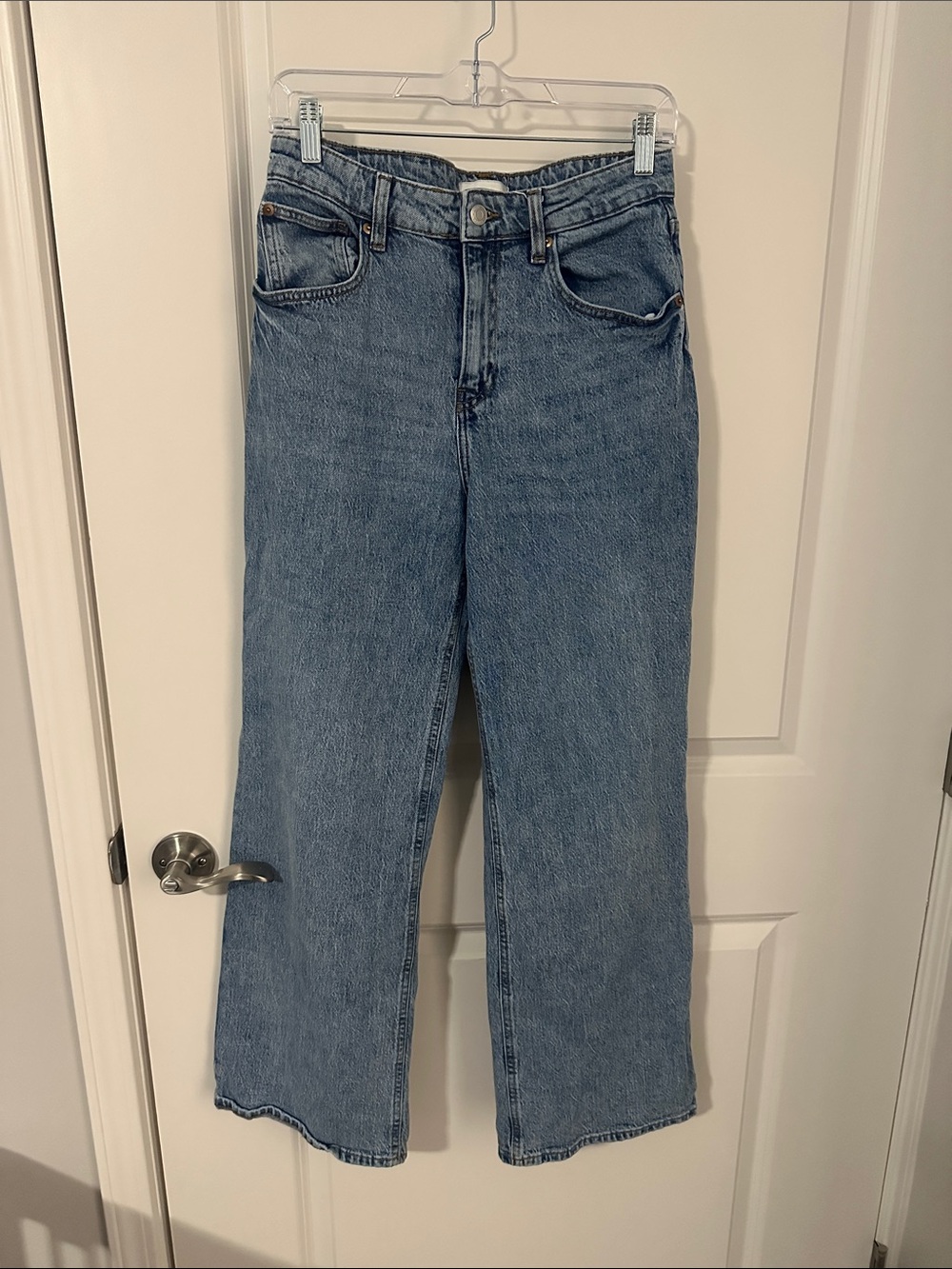 H&M Straight-Leg Women’s Jeans - Light Blue Denim